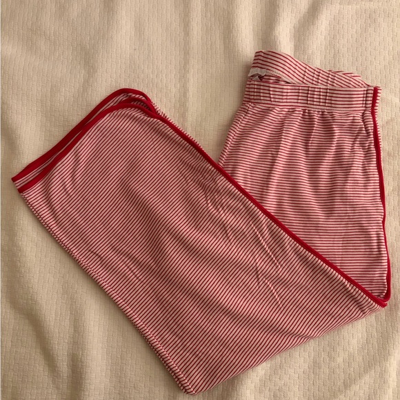LAKE Other - LAKE Red and White Striped Pajama Bottoms Classic Red